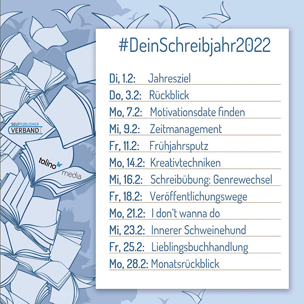 Mein Schreibjahr 2022 - Challenge vom SP Verband im Jahresrückblick 2022